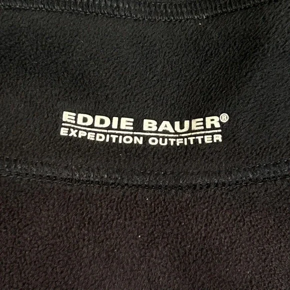 Eddie Bauer First Ascent Vest Mens Large Black Fleece Full Zip Pockets Outdoor - Picture 5 of 12
